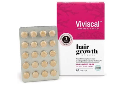 2 Viviscal Hair Growth Supplement Packs