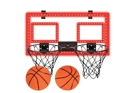 Over-the-Door Basketball Dual Hoop