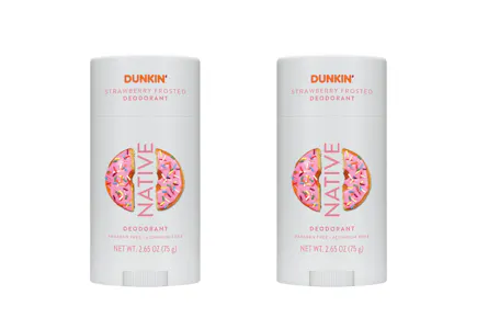 2 Native Dunkin' Deodorants