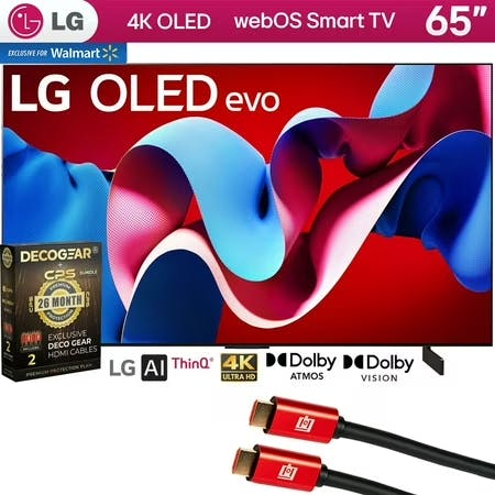 LG 65-Inch C4 Series 4K OLED TV