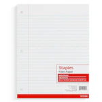 Staples Wide Ruled Filler Paper