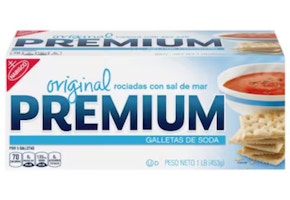 2 Premium Saltine Cracker Boxes