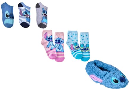 9 Pairs of Lilo & Stitch Socks