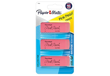 Pink Pearl Erasers