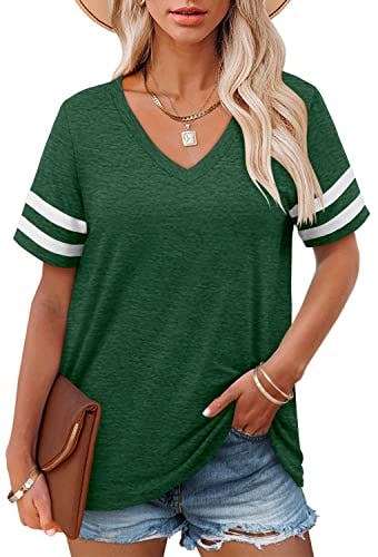 Women's Short Sleeve V-Neck Tee