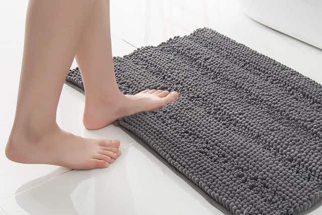 Score a Bathroom Mat for Just $9 on Amazon card image