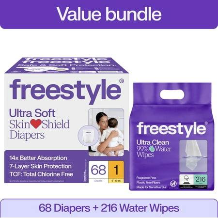 Freestyle Diapers & Wipes Bundle
