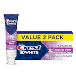 Crest 3D White Toothpaste 2-Pack