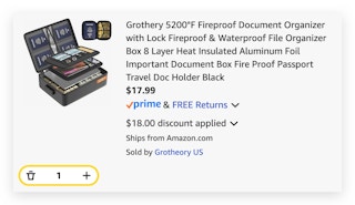 Fireproof Document Organizer