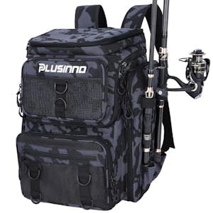 Fishing Backpack with Rod Holders