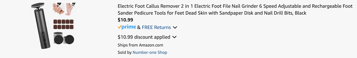 Amazon Electric Foot Callus Remover 2025 2