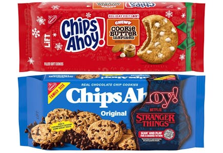 2 Chips Ahoy Cookie Packs