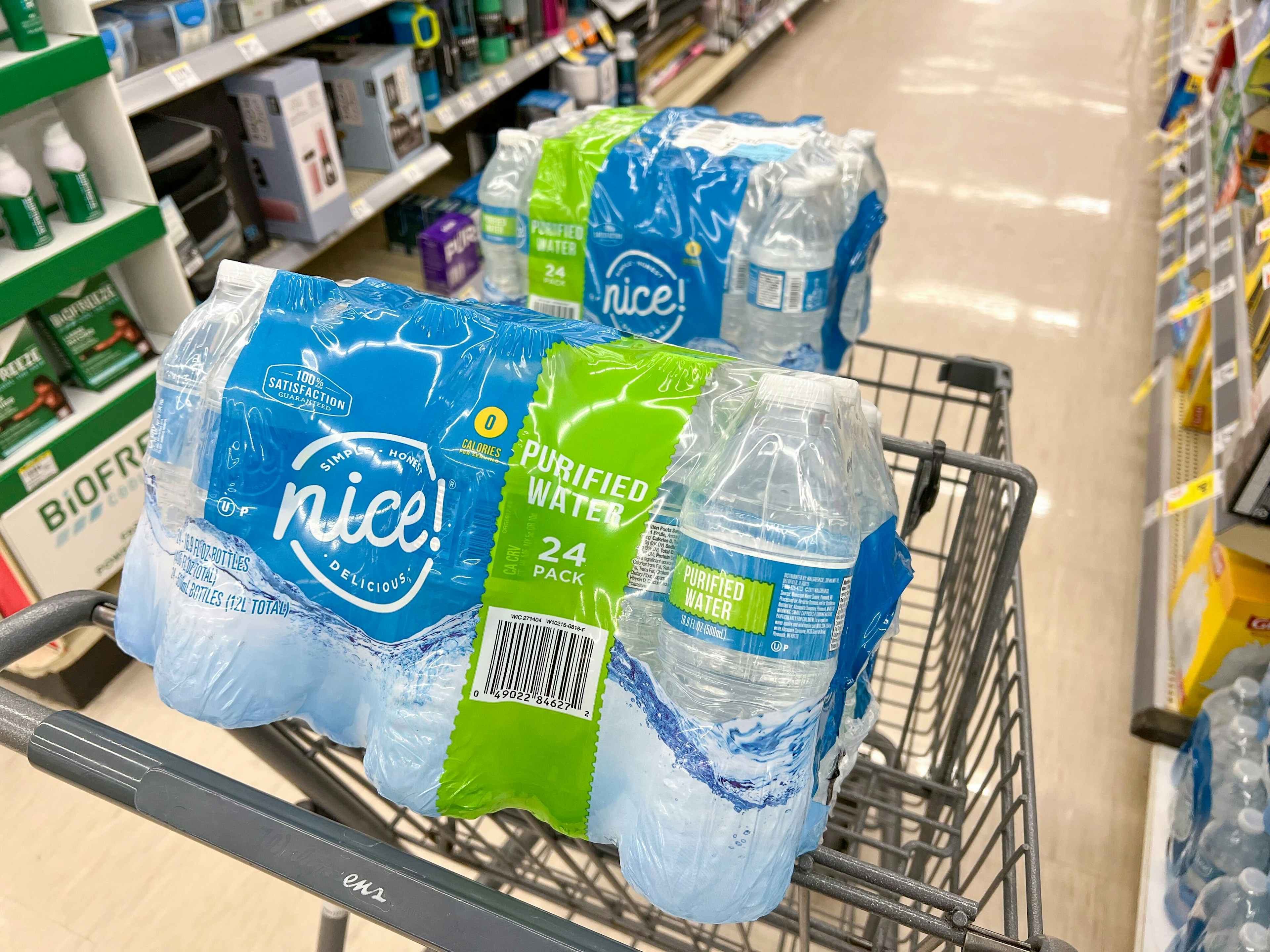 nice water bottles 24-pack walgreens