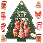 Christmas Gummy Candy Gift Tray