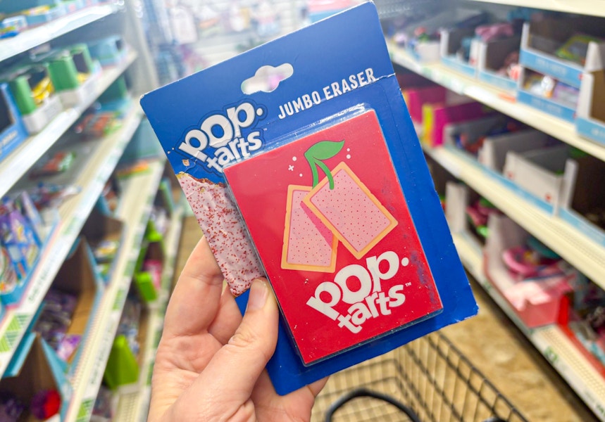 dollar tree pop tarts jumbo eraser