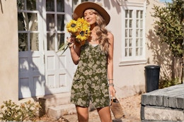 Womens Summer Casual Sleeveless Romper B0G8LW4BMP