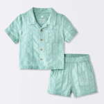 Cloud Island Baby Striped Outfit Set