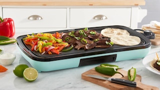teal griddle