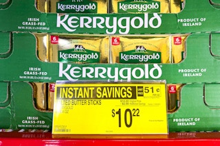 kerrygold butter stocked on shelf