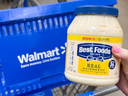 Save on Bonus Size Jars of Hellmann’s or Best Foods Mayonnaise at Walmart card image