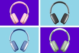 These Headphones Look Like Apple AirPods Max, But Are Under $25 on Amazon card image