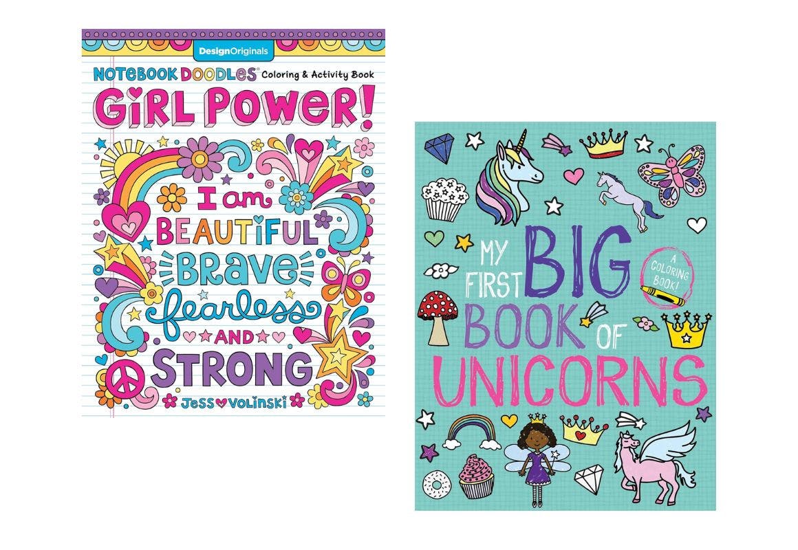 2 Kids' Coloring Books