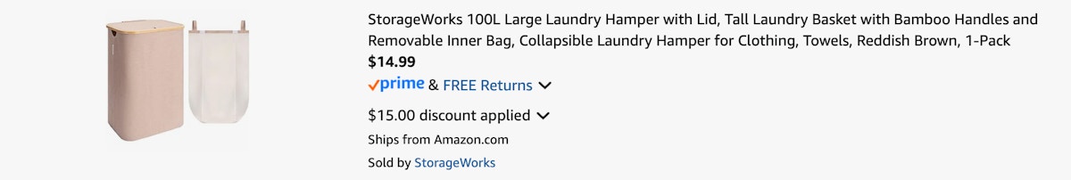 Amazon Large Laundry Hamper 2025 2