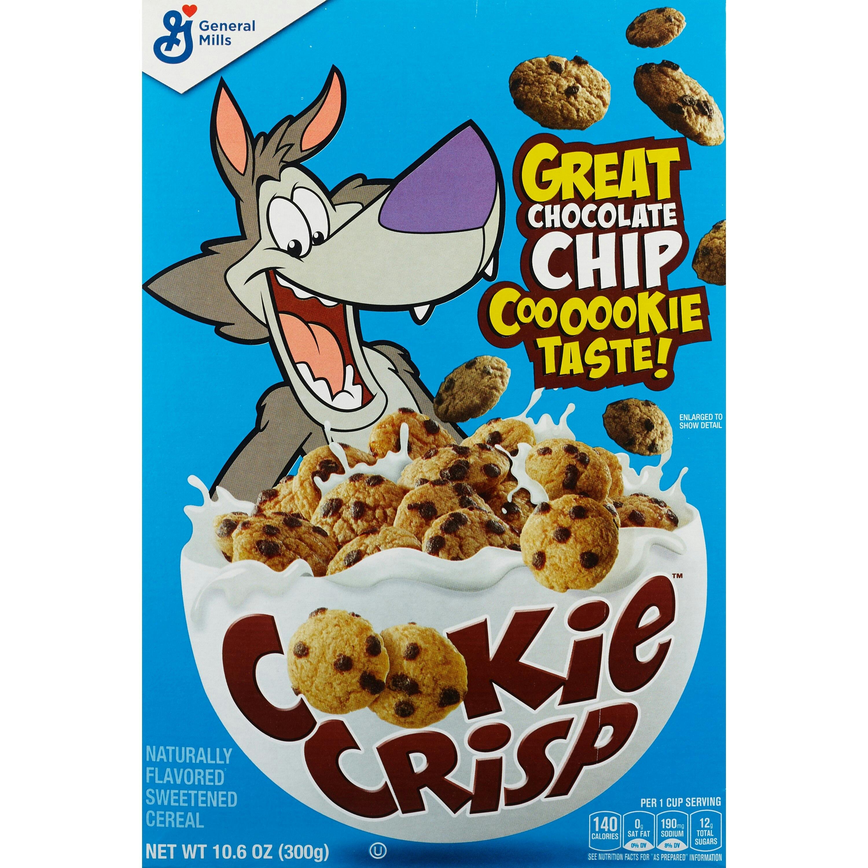 2 Cookie Crisp Cereal Boxes