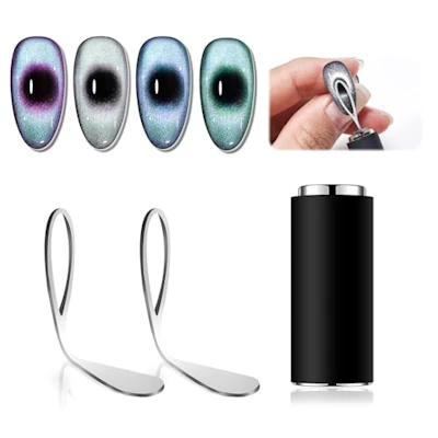 Cat-Eye Nail Magnet Set