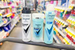 degree deodorants sitting on shopping cart sponsored