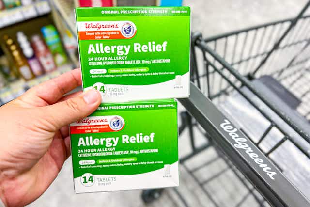 Walgreens-Brand Allergy Relief, Only $2.70 With Promo Code card image