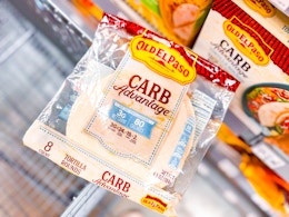 old el paso carb advantage tortillas on walmart cart
