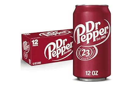 3 Dr Pepper Soda 12-Packs