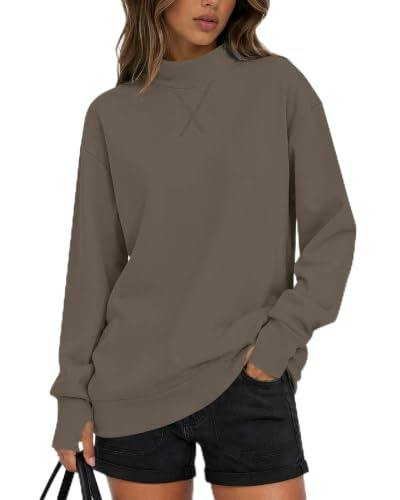 Women's Mock Neck Sweatshirt