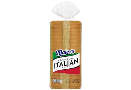 2 Maier's Italian Sliced Bread