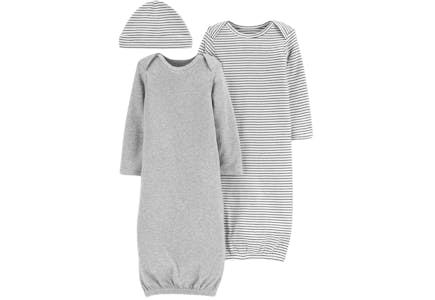 Nightgown and Hat Set