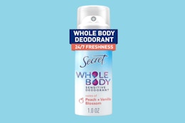 a can of spray deodorant 