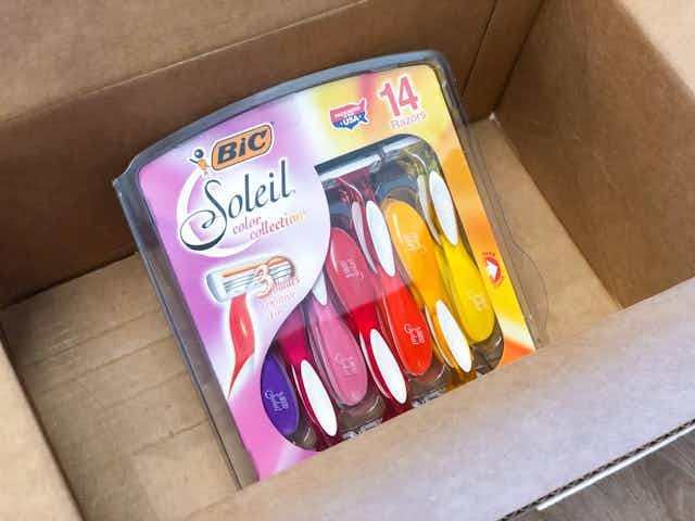 Bic Soleil Disposable Razor Value Pack, as Low as $7.36 on Amazon card image