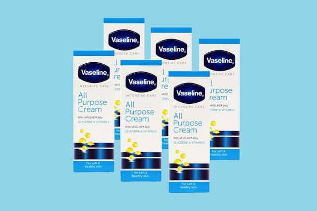 Vaseline Intensive Care All-Purpose Cream 6-Pack, Only $4 on Amazon card image