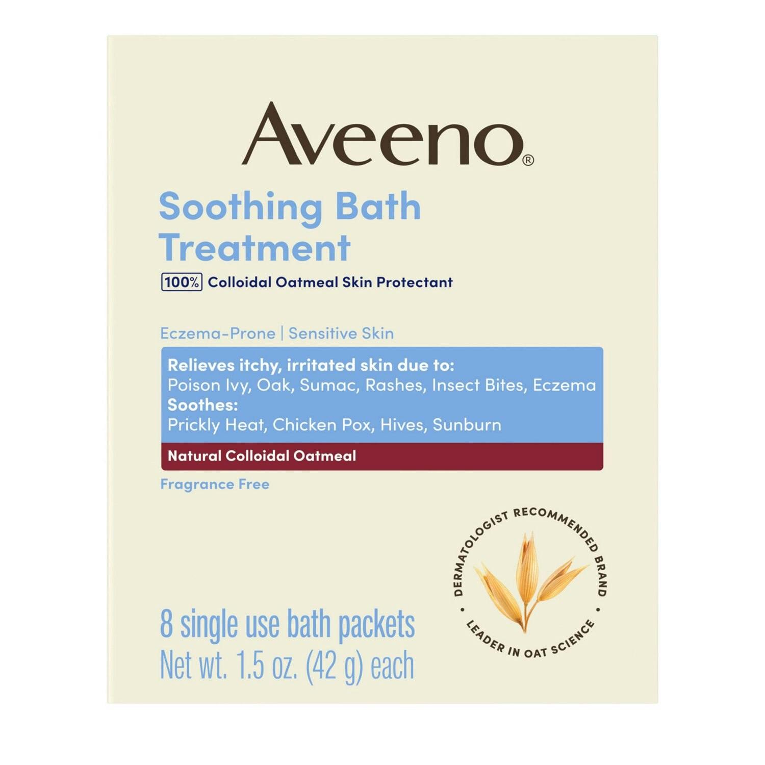 2 Aveeno Bath Treatment Packs