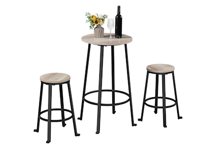 Wooden Bistro Bar Set