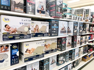air mattress aisle at Target