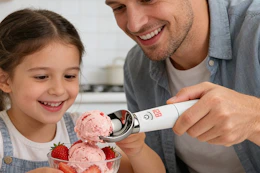 heated ice cream scoop