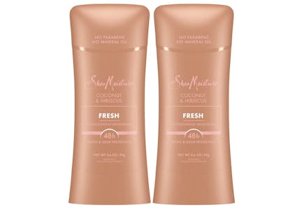 2 SheaMoisture Deodorants