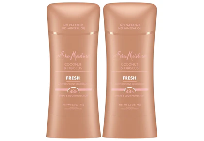 2 SheaMoisture Deodorants