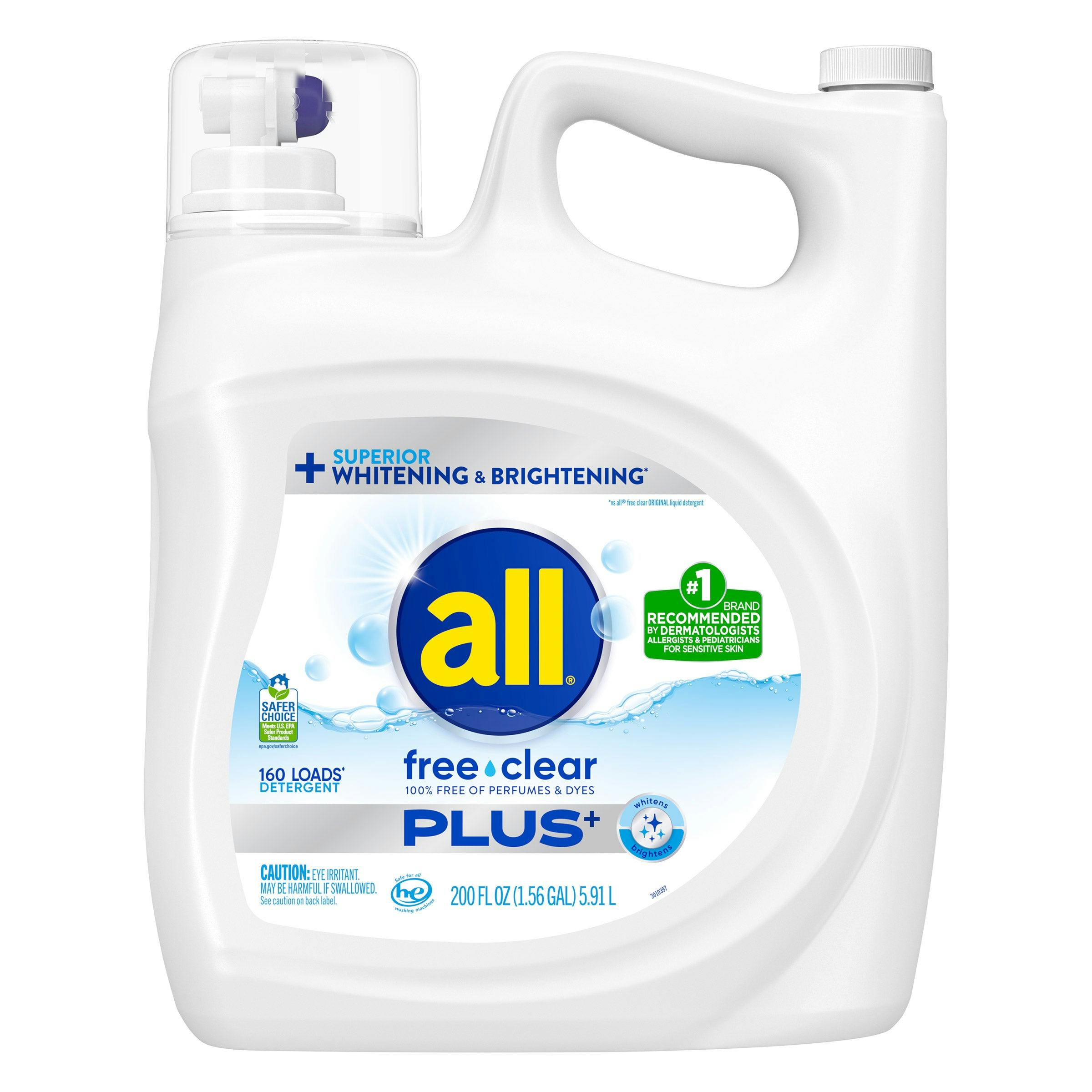 All Free & Clear Laundry Detergent Jug