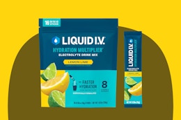 Liquid I.V. 16-Count Hydration Multiplier, as Low as $14.78 on Amazon card image