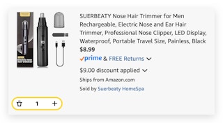 SUERBEATY Nose Hair Trimmer