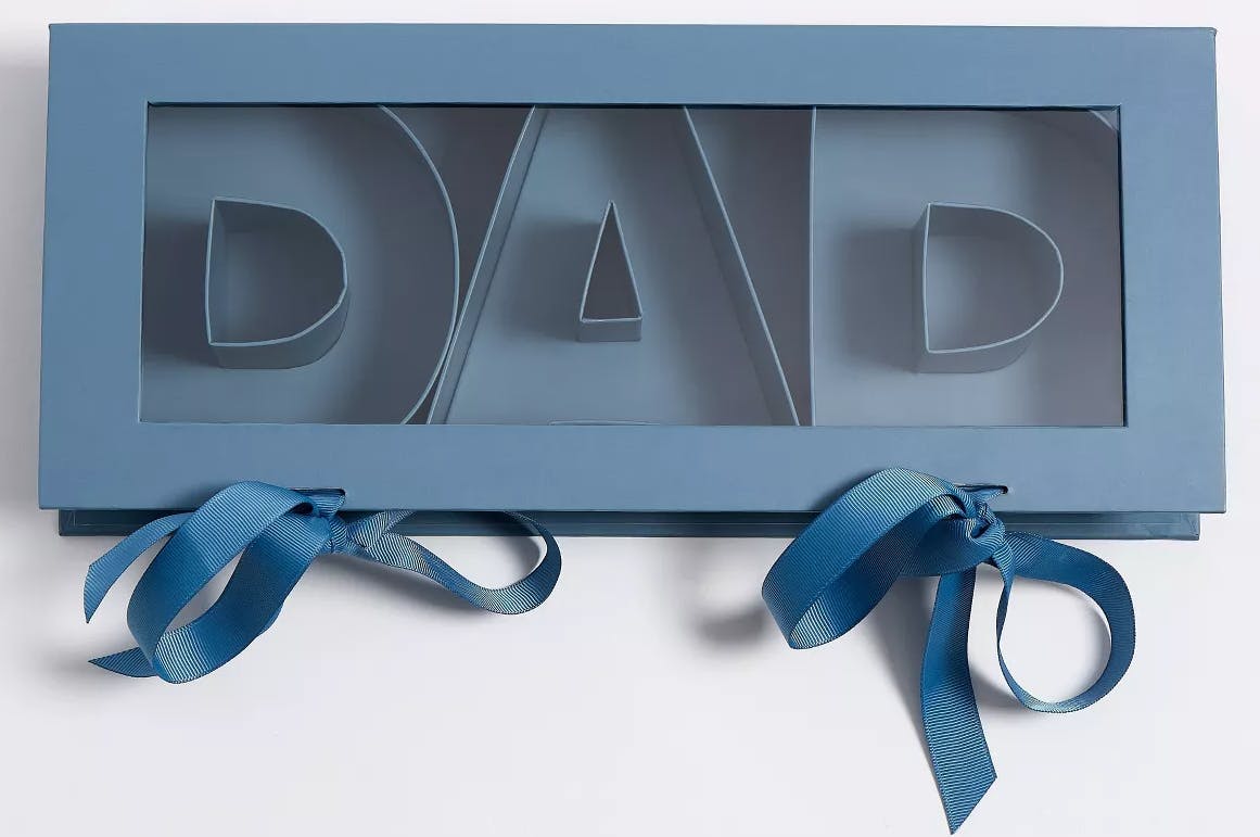 Fillable Word Food Gift Box