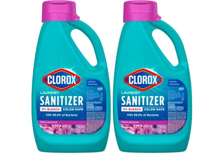 2 Clorox Laundry Sanitizers